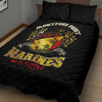 Breaking Barriers: Black Valor Quilt Bed Set - Wonder Print Shop