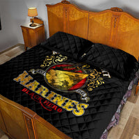 Breaking Barriers: Black Valor Quilt Bed Set - Wonder Print Shop