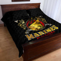 Breaking Barriers: Black Valor Quilt Bed Set - Wonder Print Shop