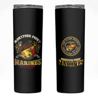 Breaking Barriers: Black Valor Skinny Tumbler - Wonder Print Shop
