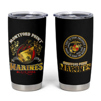 Breaking Barriers: Black Valor Tumbler Cup - Wonder Print Shop