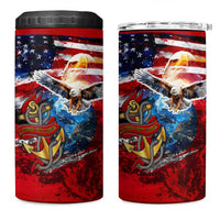Serving The Nation Despite Injustice 4 in 1 Can Cooler Tumbler - Wonder Print Shop