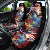 Serving The Nation Despite Injustice Car Seat Cover - Wonder Print Shop