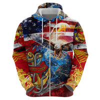 Serving The Nation Despite Injustice Hoodie - Wonder Print Shop