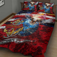 Serving The Nation Despite Injustice Quilt Bed Set - Wonder Print Shop