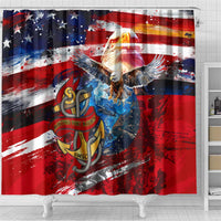 Serving The Nation Despite Injustice Shower Curtain - Wonder Print Shop