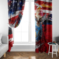 Serving The Nation Despite Injustice Window Curtain - Wonder Print Shop