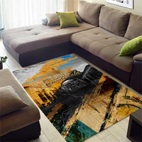 Guatemala Country Pride Area Rug Grunge Map Art with National Landmark Flag Texture - Wonder Print Shop