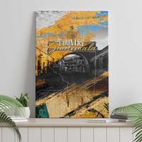Guatemala Country Pride Canvas Wall Art Grunge Map Art with National Landmark Flag Texture - Wonder Print Shop