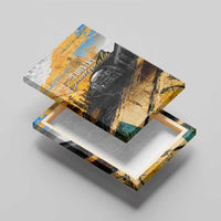 Guatemala Country Pride Canvas Wall Art Grunge Map Art with National Landmark Flag Texture - Wonder Print Shop