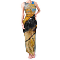 Guatemala Country Pride Family Matching Tank Maxi Dress and Hawaiian Shirt Grunge Map Art with National Landmark Flag Texture - Wonder Print Shop