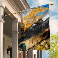 Guatemala Country Pride Garden Flag Grunge Map Art with National Landmark Flag Texture - Wonder Print Shop