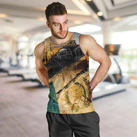 Guatemala Country Pride Men Tank Top Grunge Map Art with National Landmark Flag Texture - Wonder Print Shop