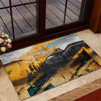 Guatemala Country Pride Rubber Doormat Grunge Map Art with National Landmark Flag Texture - Wonder Print Shop