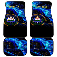 El Salvador Country Pride Car Mats Map Flag and National Emblem Art in Cosmic Blue - Wonder Print Shop