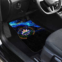 El Salvador Country Pride Car Mats Map Flag and National Emblem Art in Cosmic Blue - Wonder Print Shop