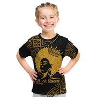 Educated Black Queen Kid T Shirt African Women - Wonder Print Shop
