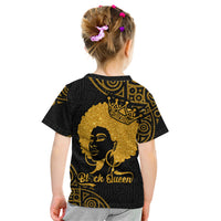 Educated Black Queen Kid T Shirt African Women - Wonder Print Shop