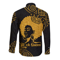 Educated Black Queen Long Sleeve Button Shirt African Women - Wonder Print Shop