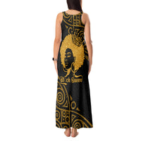 Educated Black Queen Tank Maxi Dress African Women - Wonder Print Shop