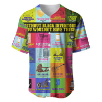 Black Inventions Baseball Jersey African-American Inventors - Wonder Print Shop