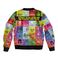 Black Inventions Bomber Jacket African-American Inventors - Wonder Print Shop