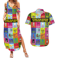 Black Inventions Couples Matching Summer Maxi Dress and Hawaiian Shirt African-American Inventors - Wonder Print Shop