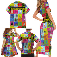 Black Inventions Family Matching Short Sleeve Bodycon Dress and Hawaiian Shirt African-American Inventors - Wonder Print Shop