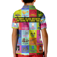 Black Inventions Kid Polo Shirt African-American Inventors - Wonder Print Shop