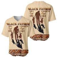 Black Father Baseball Jersey African Father with Son and Daughter - Wonder Print Shop