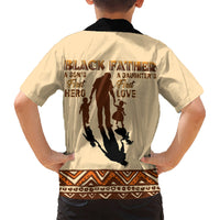 Black Father Kid Hawaiian Shirt African Father with Son and Daughter - Wonder Print Shop