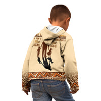 Black Father Kid Hoodie African Father with Son and Daughter - Wonder Print Shop