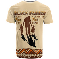 Black Father T Shirt African Father with Son and Daughter - Wonder Print Shop