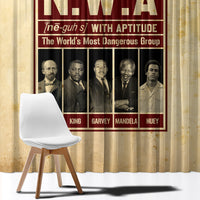 The World's Most Dangerous Group Window Curtain - Wonder Print Shop