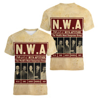 The World's Most Dangerous Group Women V Neck T Shirt - Wonder Print Shop