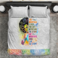 Black Girl I Am The Storm Bedding Set African American Women - Wonder Print Shop