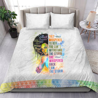 Black Girl I Am The Storm Bedding Set African American Women - Wonder Print Shop