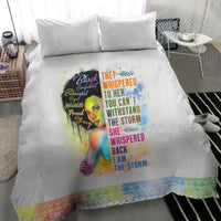 Black Girl I Am The Storm Bedding Set African American Women - Wonder Print Shop