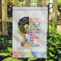 Black Girl I Am The Storm Garden Flag African American Women - Wonder Print Shop