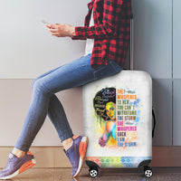 Black Girl I Am The Storm Luggage Cover African American Women - Wonder Print Shop