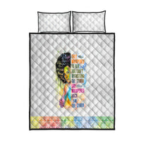 Black Girl I Am The Storm Quilt Bed Set African American Women - Wonder Print Shop