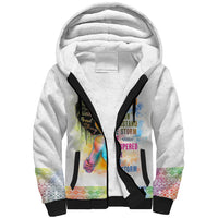 Black Girl I Am The Storm Sherpa Hoodie African American Women - Wonder Print Shop