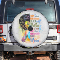 Black Girl I Am The Storm Spare Tire Cover African American Women - Wonder Print Shop