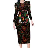 Personalized Black History Month Family Matching Long Sleeve Bodycon Dress and Hawaiian Shirt Since 2024 Chemistry Style - Wonder Print Shop