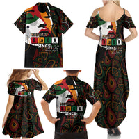 Personalized Black History Month Family Matching Summer Maxi Dress and Hawaiian Shirt Since 2024 Chemistry Style - Wonder Print Shop