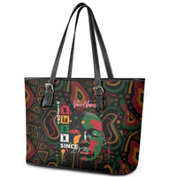 Personalized Black History Month Leather Tote Bag Since 2024 Chemistry Style - Wonder Print Shop