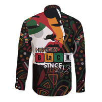 Personalized Black History Month Long Sleeve Button Shirt Since 2024 Chemistry Style - Wonder Print Shop