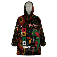 Personalized Black History Month Wearable Blanket Hoodie Since 2024 Chemistry Style - Wonder Print Shop