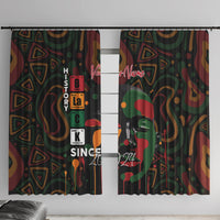 Personalized Black History Month Window Curtain Since 2024 Chemistry Style - Wonder Print Shop