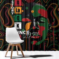 Personalized Black History Month Window Curtain Since 2024 Chemistry Style - Wonder Print Shop